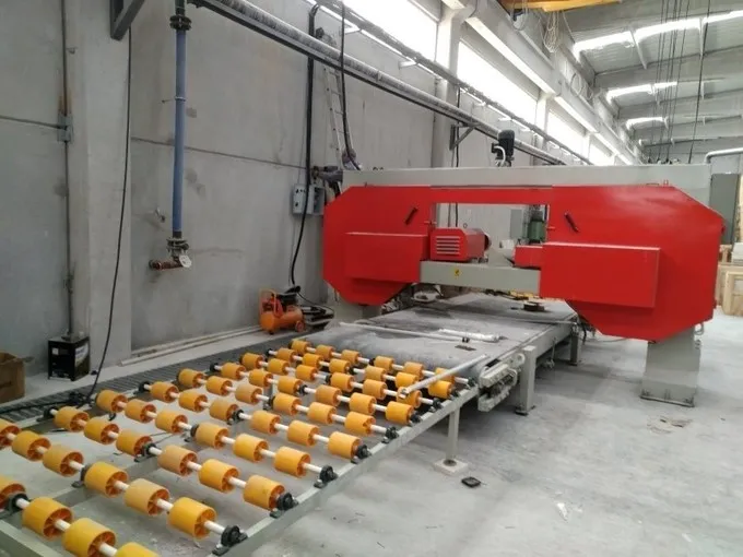 stone slab horizontal slice machine