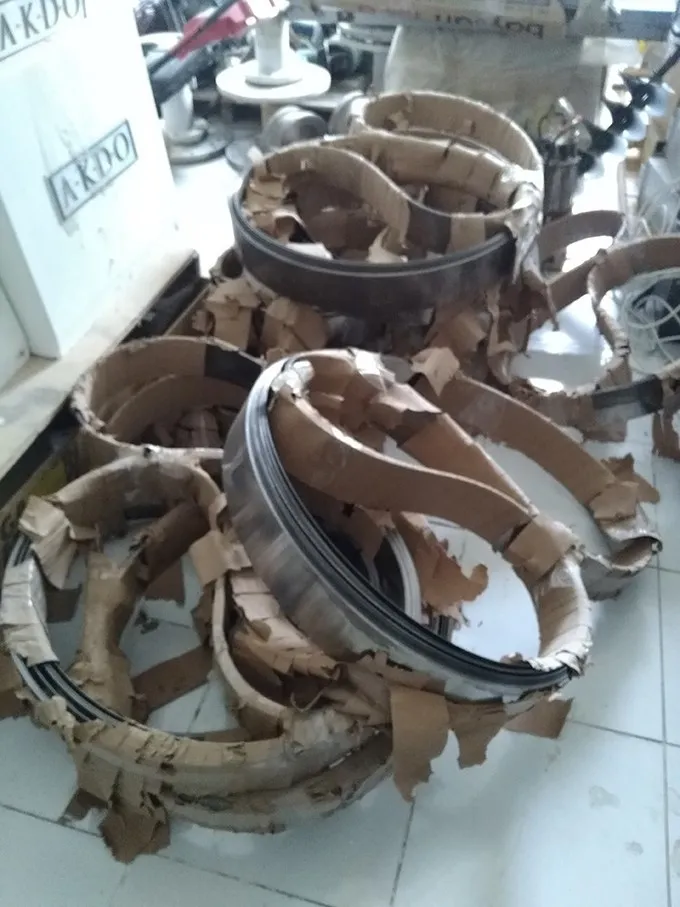 stone horizontal slice machine band saw blades