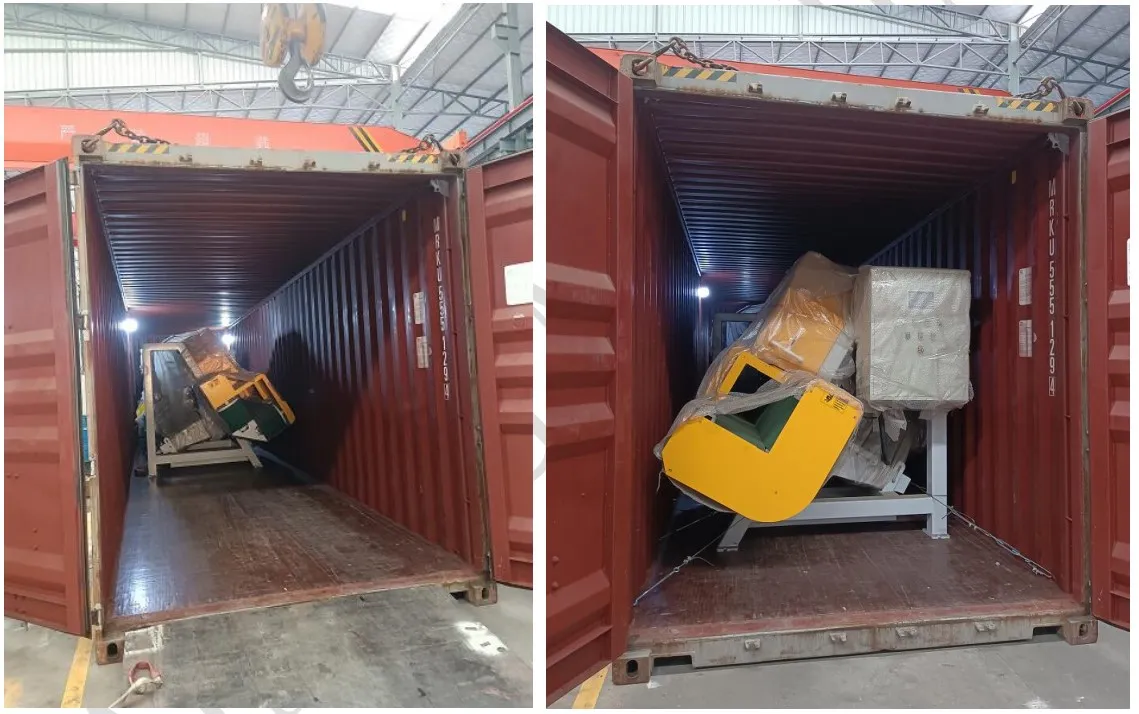 stone veneer slicing machine packing and loading