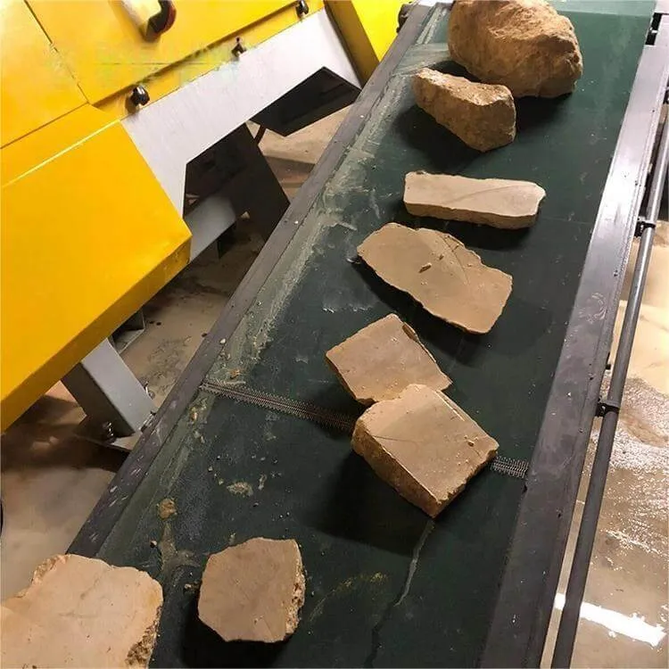 Stone Product Cut by stone veneer slicing machine