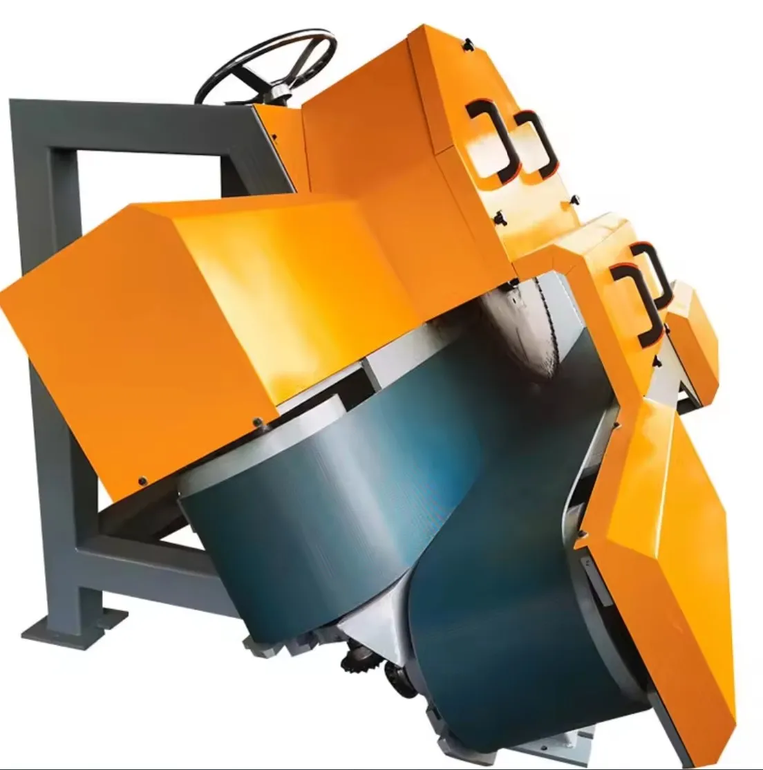 stone veneer splitting machine side view